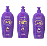 AUSSIE Miracle Curls with Coconut Oil, Paraben Free Detangling Milk Treatment, 6.7 fl oz