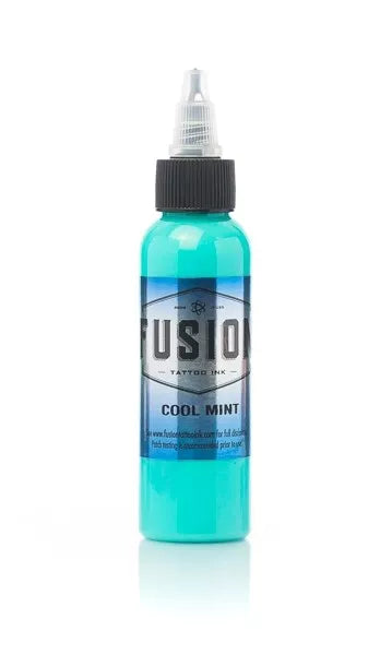 FUSION Cool Mint - Fusion Professional Tattoo Ink Bright Blue Color 1/2oz