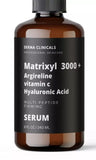 DERMA CLINICALS Matrixyl 3000, Argireline Vitamin C Hyaluronic Acid Peptide Wrinkle SERUM - 8oz
