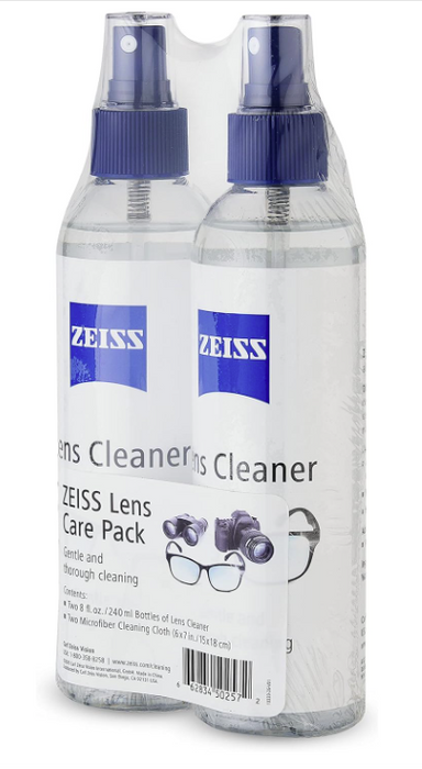 ZEISS Lens Cleaning Solution Kit (8 fl. oz. 2 pk.) 2 Bottles of Lens Spray 2