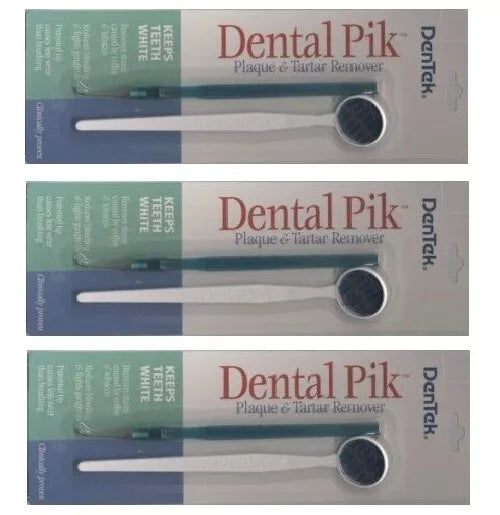 DENTEK Dental Pik Plaque & Tartar Remover 3 Pack