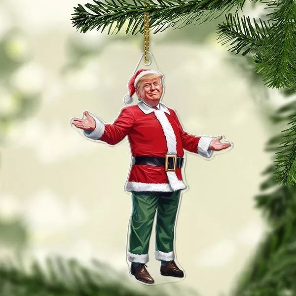 Donald Trump MAGA Christmas Ornament, Donald Trump President 2024 Ornament Gift