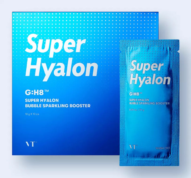 VT COSMETIC Super Hyalon Bubble Sparkling Booster 10g x 10ea Pore Care Moisturizing