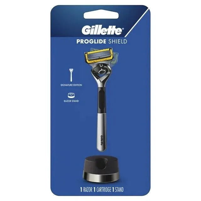 GILLETTE ProGlide Shield Signature Edition Razor + Stand + Cartridge