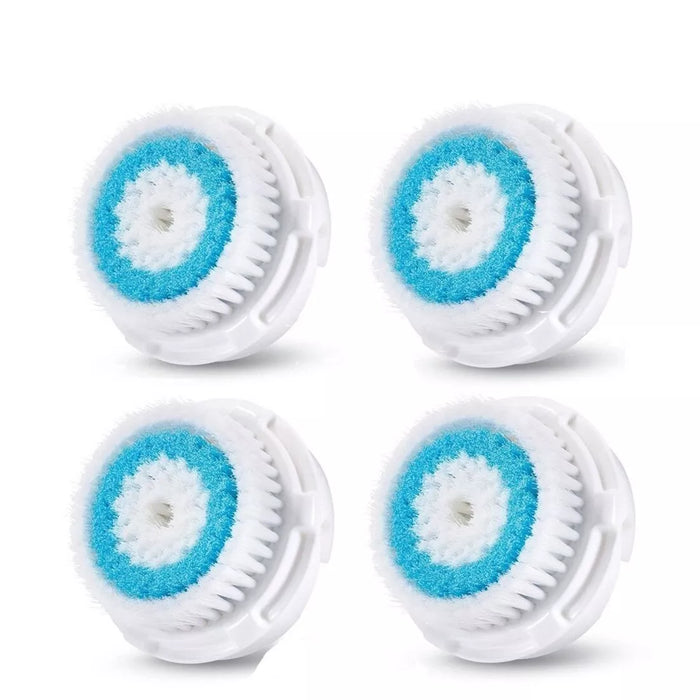 4-Pack Deep Pore Replacement Facial Brush Heads For Clarisonic Mia SmartPro