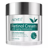 Retinol Face Cream Anti Ageing Wrinkles Hyaluronic Acid, Vitamin B, E Serum 2.5%