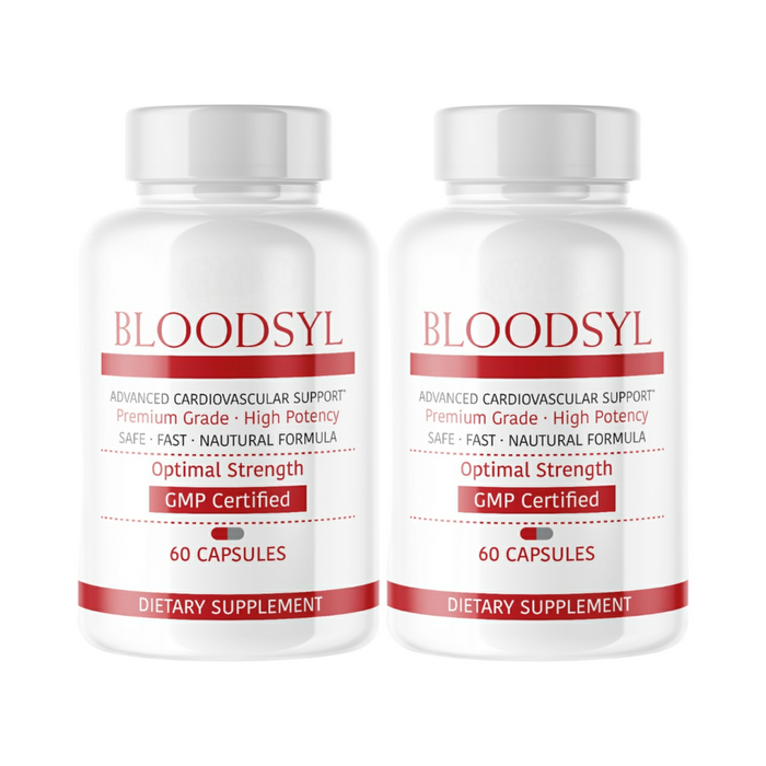 2-Pack Bloodsyl Advanced Cardiovascular Support Supplement - 120 Capsules