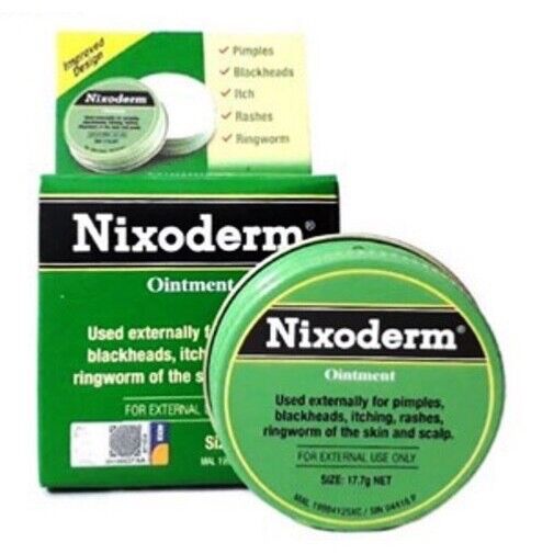 Nixoderm Ointment Skin Problems Acne Rashes Eczema & Ringworm 17.7g Herbs