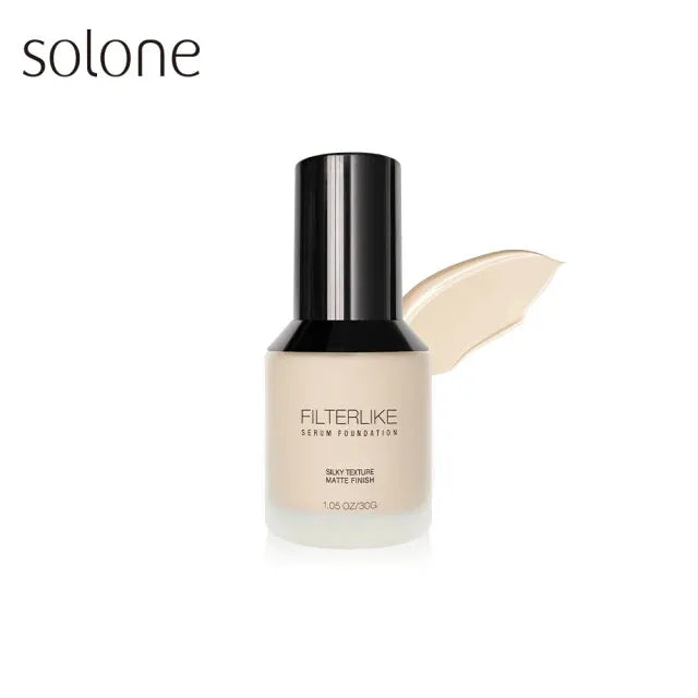 [SOLONE] Filterlike Serum Silky Matte Finish Liquid Foundation SPF50+++ 30g NEW