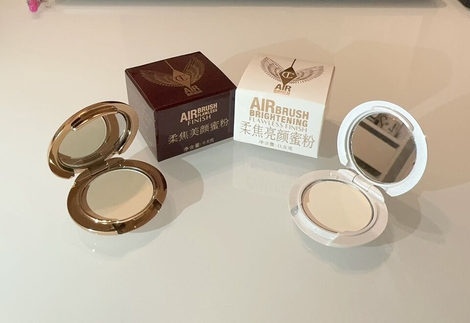 Charlotte Tilbury Airbrush Flawless Finish Powder trial size 0.8g ( pack of 2)