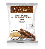 Serra Le Italiane, Italian Natural Toffee Licorice Candy from Calabria Italy, 3.5 oz (Pack of 3)