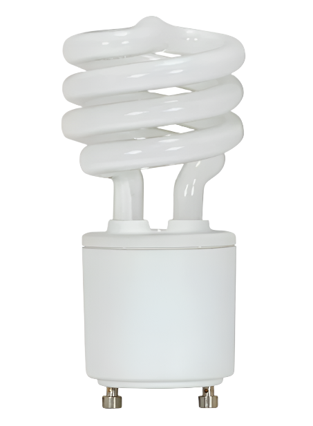 S8202 11GU24/27 Spiral Compact Fluorescent 11W 120V T2 GU24 2700K Warm White