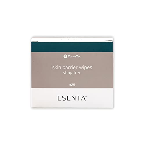 ConvaTec ESENTA Skin Barrier for Protection Around Stomas and Wounds, Silicone Based, Sting and Alcohol Free, 25ct Box (Pack of 1)