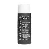 Paula's Choice Skin Perfecting 2% BHA Liquid Salicylic Acid Exfoliant, Gentle Facial Exfoliator for Blackheads, Large Pores, Wrinkles & Fine Lines, Travel Size, 1 Fluid Ounce