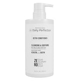 Daily Perfection Professional Salon-Grade, Salt,Sulfate, Paraben Free, Deep Cleansing and Soothing, Detox Conditioner for Oily Scalp and Hair, Enriched with Biotin and Keratin
