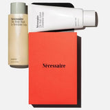 Nécessaire The Body Duo Gift Set. The Body Wash Eucalyptus + The Body Lotion. Fragrance-Free. 2 x Full-Size. Cleanse, Replenish, Moisturize. Niacinamide, Peptides. 48-Hour Moisture.