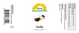 Sun Essential Oils 8oz - Vanilla Essential Oil - 8 Fluid Ounces