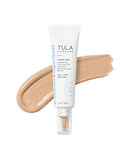 TULA Skin Care Radiant Skin Brightening Serum Skin Tint SPF-Facial Sunscreen Provides Broad Spectrum SPF 30 Protection, Tinted, Serum-Light Formula Brightens and Evens Skin-Shade 06, 1.0 fl oz.