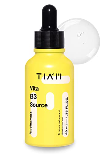 TIAM Vita B3 Source, 10% Niacinamide Serum, 2% Arbutin, Hyperpigmentation, Dark Spot Treatment, 1.35 Fl Oz