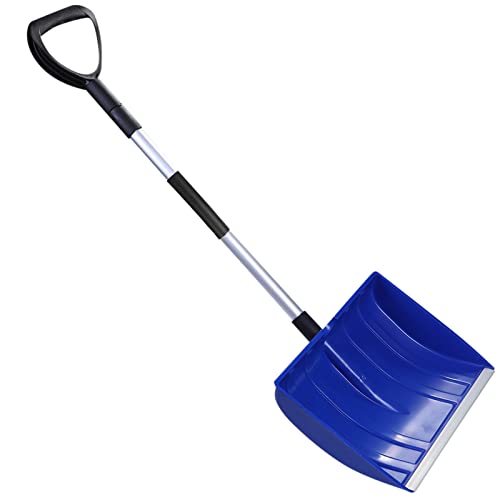 Snow Shovel for Removal for Driveway, for Car Home Garage Garden Kids Large Snow Shovel, 52-Inch Portable Snow Shovel for Garden, Car, Camping