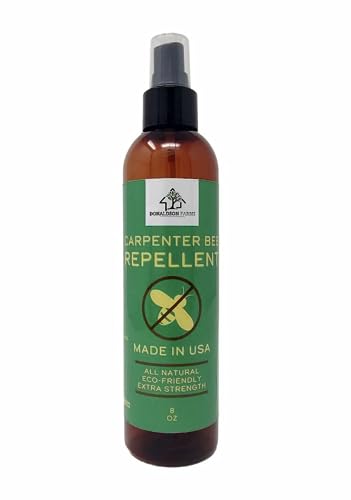 Donaldson Farms Carpenter Bee Repellent Spray, 8oz, All Natural for Outdoor Wood & Furniture, Citrus Oil Spray