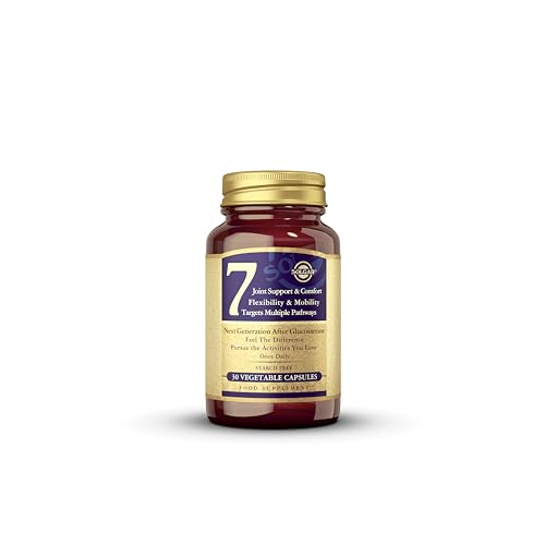 Solgar No. 7 - Joint Support and Comfort - 30 Vegetarian Capsules - Increased Mobility & Flexibility - Gluten-Free, Dairy-Free, Non-GMO - 30 Servings