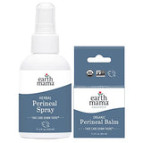 Earth Mama Postpartum Recovery Kit | Take Care Down There® with Organic Perineal Balm & Herbal Perineal Spray, 2-Piece Set