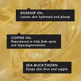 UpCircle Organic Face Serum With Coffee Oil 1oz - Vitamin C, Rosehip Oil Fades Dark Spots + Sea Buckthorn Keeps Skin Supple - Natural Hydrating Facial Oil - Vegan + Cruelty-Free