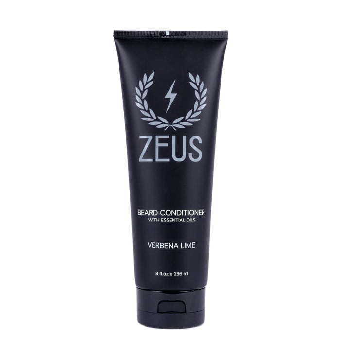 ZEUS Beard Conditioner Wash, Green Tea & Natural Ingredients to Cleanse & Soften Beard – MADE IN USA (Verbena Lime) 8 oz.