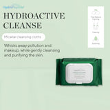 HydroPeptide HydroActive Cleanse Micellar Facial Cloths, Gently Cleanses Skin, Hydrating and Nourishing, 30 Count (Pack of 1)