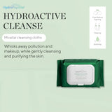 HydroPeptide HydroActive Cleanse Micellar Facial Cloths, Gently Cleanses Skin, Hydrating and Nourishing, 30 Count (Pack of 5)