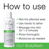 CLn® BodyWash –Non-Drying Body Wash, For Compromised Skin Prone to Eczema, Dermatitis, Rash & Hidradenitis Suppurativa, Fragrance-Free & Paraben-Free, 8 fl oz