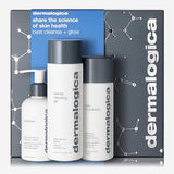 Dermalogica Best Cleanse + Glow Kit - Facial Cleansing Set Contains - PreCleanse (5.1 oz), Special Cleansing Gel (8.4 fl oz), Daily Microfoliant (2.6 oz)