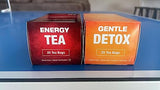 Total Tea Detox Tea & Energy Tea Set - 25 Day Detox Tea - Herbal SIim Tea with Chamomile - Hibiscus Tea and Ginger Root for Colon Cleanse – Natural Citrus & Cinnamon Herbal Tea for Digestive Health