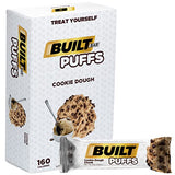 Built Bar 12 Pack High Protein Energy Bars | Chocolate Covered Cookie Dough | Low Carb | Low Calorie | Low Sugar | Delicious Protien | Healthy Snack (Cookie Dough Puffs)