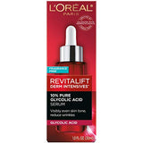 L'Oreal Paris Revitalift 10% Pure Glycolic Acid Face Serum, Visibly Evens Tone & Reduce Wrinkles, Fragrance Free 1.0 fl oz (30ml)