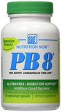 Now PB 8 Pro-Biotic Acidophilus Capsules, Vegetarian, 120-Count Bottles 60 Servings