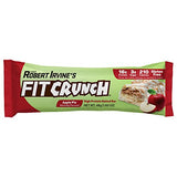 FITCRUNCH Snack Size Protein Bars, Designed by Robert Irvine, World’s Only 6-Layer Baked Bar, Just 3g of Sugar & Soft Cake Core (Apple Pie)