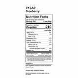 RXBAR Protein Bars, Protein Snack, Snack Bars, Blueberry, 22Oz Box (12 Bars)