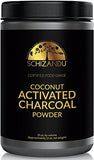 Coconut Charcoal Powder by Schizandu Organics, Vegan 100% | Supports Skin, Body, Teeth Whitening, Digestive Health & May Alleviate Bloating/Gas