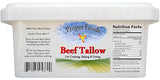 Proper Foods 100% Grass-Fed Beef Tallow - Pasture Raised - For Cooking, Baking & Frying - 16 oz