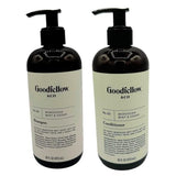 Goodfellow & Co Moroccan Mint & Cedar Shampoo & Conditioner Bundle 16 fl oz each - Moisturize and Cleanse with a Subtle, Masculine Scent Woody and Musk Nourishing Finish with Blossomable Soap Sheets