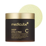 Medicube Deep Vita C Pad I Wiping care for Dark Spots & Pigmentation concerned areas | Infused with 7-day dark spot ampoule | 500,000PPM of vitamin water & 3 types of vitamin | (70 sheets)