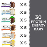 Power Crunch Protein Wafer Bars, Variety Pack, in 6 Flavors 1.4 Ounce Bars (30 Count). High Protein Snacks with Delicious Taste