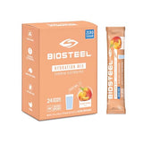 BioSteel Zero Sugar Hydration Mix, Great Tasting Hydration with 5 Essential Electrolytes, Peach Mango Flavor, 24 Single Serving Packets