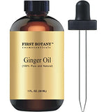 100% Pure Ginger Essential Oil - Premium Ginger Oil for Aromatherapy, Massage, Topical & Household Uses - 1 fl oz (Ginger)