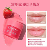 KIMUSE Lip Sleeping Mask Set - Overnight Treatment Lip Care Products | Moisturize & Nourish, Cracked Dry Lips, Intense Hydration with Shea Butter (SET)