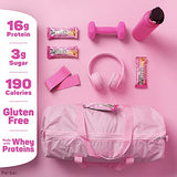 FITCRUNCH Snack Size Protein Bars, Designed by Robert Irvine, 6-Layer Baked Bar, 3g of Sugar, Gluten Free & Soft Cake Core (9 Bars, Strawberry Strudel)