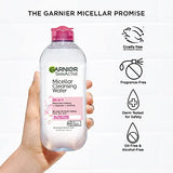 Garnier SkinActive Micellar Cleansing Water, For All Skin Types, 13.5 fl oz + Micellar Cleansing Water, For Waterproof Makeup, 3.4 fl oz