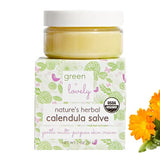 (Unscented) - Nature's Herbal Calendula Salve, Multipurpose Skin Ointment. Skin Cream. (Unscented)